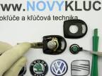 Demontáž auto kľuč VW, SKODA, SEAT, AUDI so svetlom