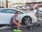 Odťahovka a jej problémy s Lamborghini Gallardo
