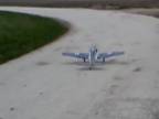 Crash test rc lietadlo fw - 190