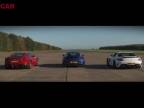 Ferrari Berlinetta vs 911 Turbo S vs SLS