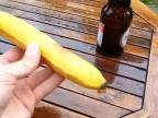 Ako otvoriť pivo pomocou banána
