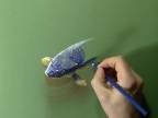 Realistická kresba rybky v jazierku (Marcello Barenghi)