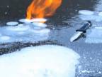 Zábava s metánom uväzneným pod ľadom (Nórsko)
