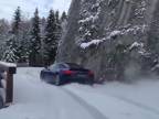 Audi R8 na horskej ceste