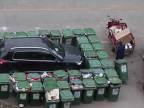 Pomsta smetiara za zlé parkovanie (Čína)