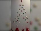 Vzdušný vianočný stromček