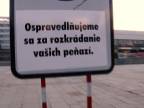 Úprimné dopravné značky v Košiciach