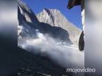 Masívny zosun skál z vrchu Pizzo Cengalo (Taliansko)