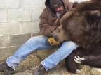 Aj dospelý medveď potrebuje objatie