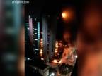 Výšková budova sa následkom požiaru zrútila (Sao Paulo)