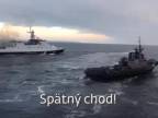 Zrážka vojenských lodí Rusko - Ukrajina