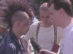 Spoločná demonštrácia hnutia punk a skinheads v Prahe (1990)