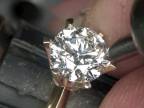 Ručná výroba diamantového prsteňa z dvoch 6-hranných matíc