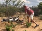 Vyslobodil Oryxa juhoafrického