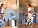 Viola robí akrobatické kúsky aj doma