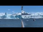 Z vody vystrelil 60-metrový ľadovec (Aljaška)
