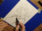 Drawing Milla Jovovich ( Piaty element)