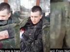 Ukrajinci zajali zraneného ruského vojaka (24.2.2022)