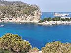 Ibiza - výhľad na zátoku Port de Sant Miquel
