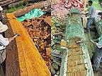 Úžasná ázijská rezbárska práca - výroba zdobenej drevenej pergoly