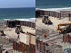 Útek z Mexika do USA cez stavenisko na pláži (aj so psom)