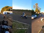 Už zastaň, nám neujdeš, veď ani nevieš jazdiť na motorke! (Brazília)