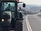 Pokračujúce protesty Poľských farmárov