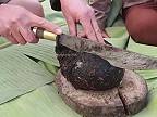 Vietnamská šmakuláda Nam Pia, varené tenké črevo bylinožravcov aj s jeho obsahom