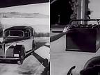 Výměna baterie v elektromobilu r. 1943