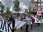 Ukrajinskí fašisti narušili pronárodný sprievod v Amsterdame