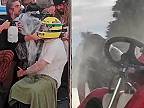 Zábery z natáčania filmu o legendárnom F1 pretekárovi Ayrtonovi Sennovi