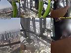 Zatýkanie dvojice na Empire State Building zachytila policajná kamera