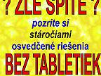 Zle Spíte? - pozrite si riešenia problémov so spánkom aj bez tabletiek