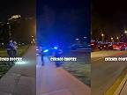 Policajný zásah po nelegálnych pretekoch: podozriví strieľali ohňostroje