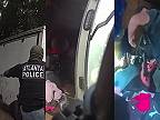 Policajná kamera zachytila dramatickú záchranu dvoch dievčat