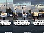 Protestujúci vo Floride hodiny robil nacistický pozdrav