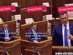 Tomáš Taraba pri odvolávaní vs. Andrej Danko