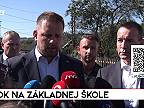 Brífing ministrov k útoku na základnej škole v Staškove (29.9.2026)