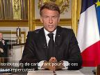 Macron vyzval na pokoj po nepokojoch vo Francúzsku a ohlásil prísne opatrenia