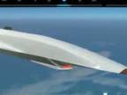 X - 51A nadzvukové lietadlo simulácia