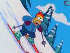Simpsonovci - Homer lyžuje