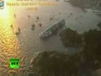 Ďalšie video z havárie talianskej výletnej lode