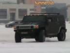 Hummer H2 a bláznenie na snehu