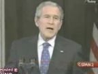 Náročný prejav G.W. Bush-a