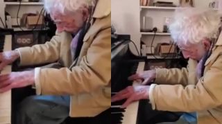 94-ročný majster muzikant hrá Sonátu mesačného svitu