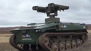 Ruské protitankové robotické vozidlo Marker