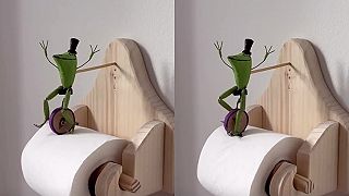 Žaba na toaleťáku je skutočne štýlový doplnok