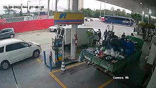 Explózia CNG nádrže počas tankovania našťastie nikoho nezranila (Brazília)