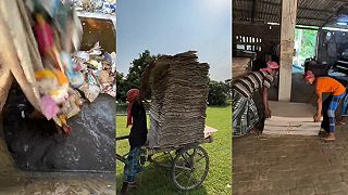 Proces recyklácie papiera v Indii