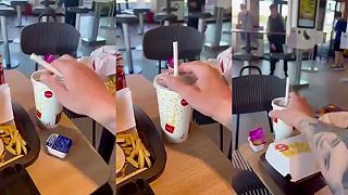 Rýchly obed s kamarátom v McDonald's